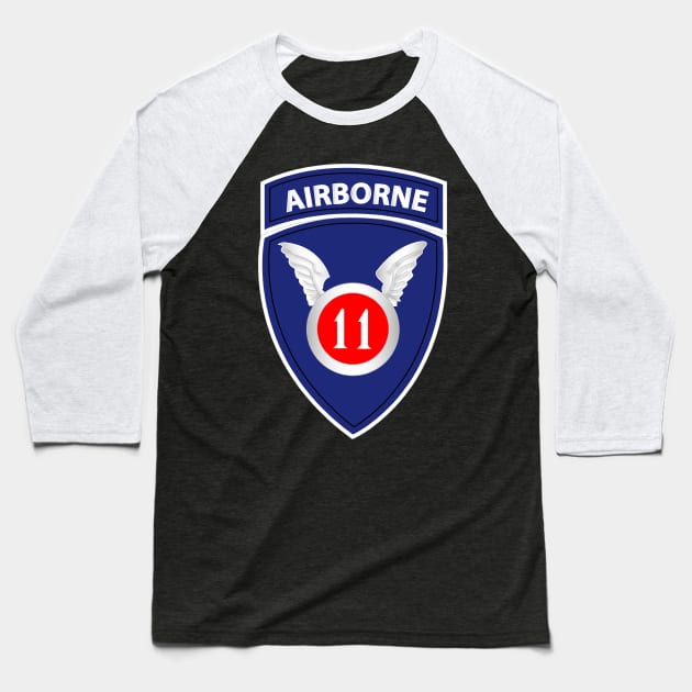 11th Airborne Division wo txt Baseball T-Shirt by twix123844